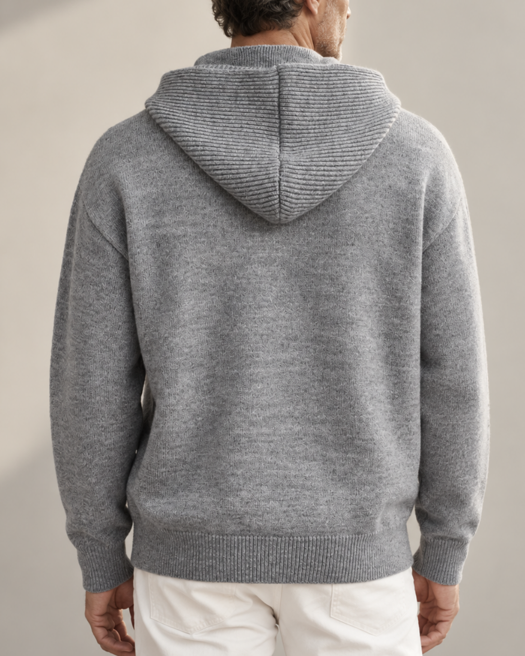 Maglione a collo alto con cappuccio Philip
