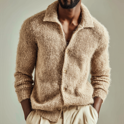 Cardigan in maglia testurizzata Gideon