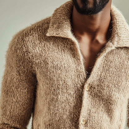 Cardigan in maglia testurizzata Gideon