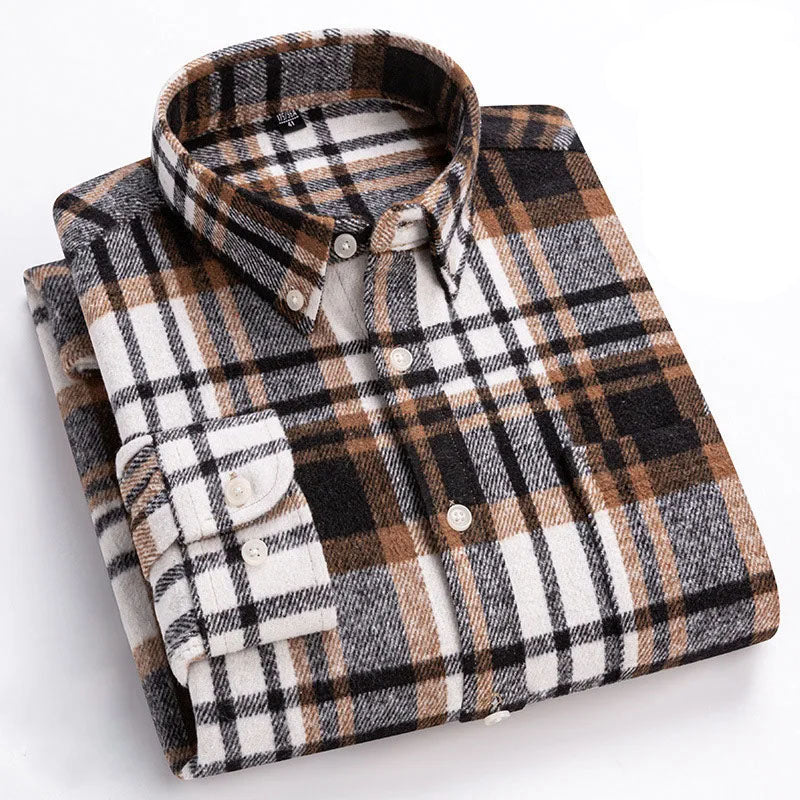 Camicia in flanella di cotone Rothwell Premium