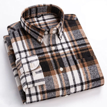 Camicia in flanella di cotone Rothwell Premium