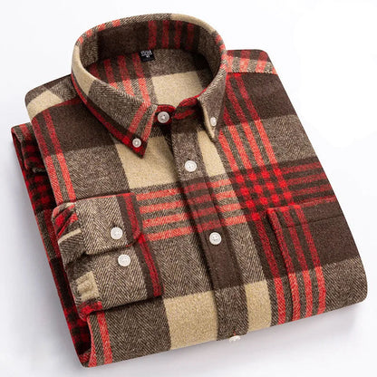 Camicia in flanella di cotone Rothwell Premium