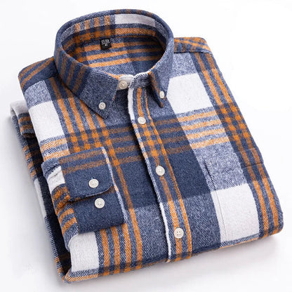 Camicia in flanella di cotone Rothwell Premium