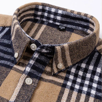 Camicia in flanella di cotone Rothwell Premium
