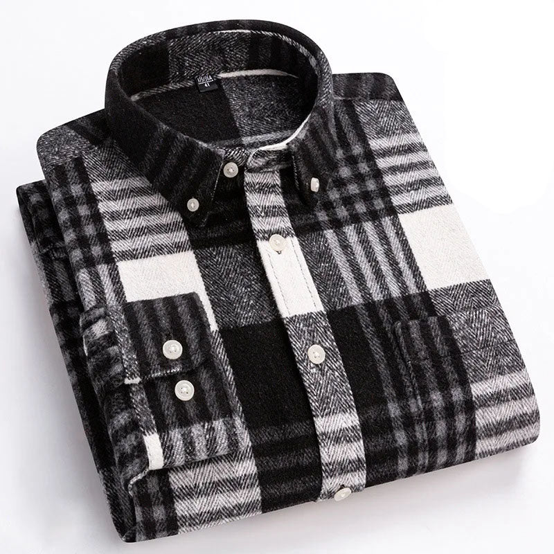 Camicia in flanella di cotone Rothwell Premium