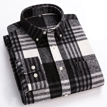 Camicia in flanella di cotone Rothwell Premium
