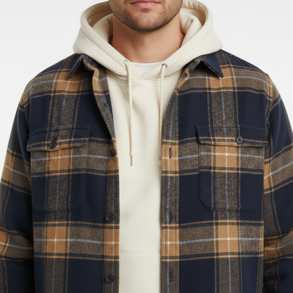 Camicia in flanella di cotone Rothwell Premium