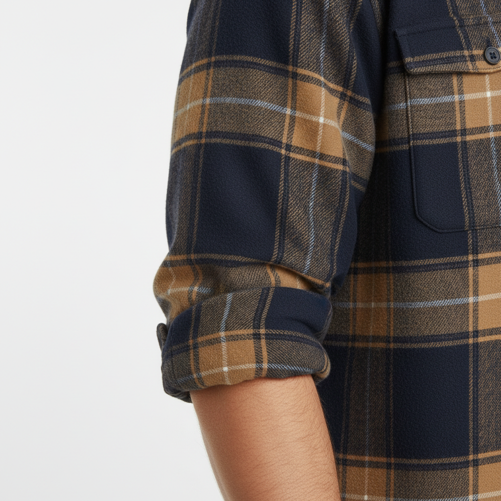 Camicia in flanella di cotone Rothwell Premium