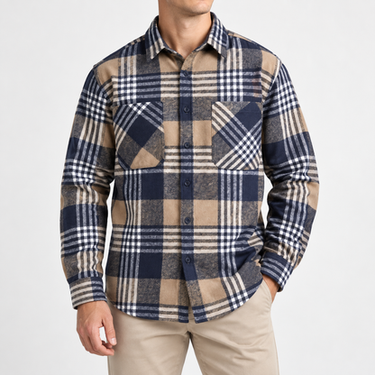 Camicia in flanella di cotone Rothwell Premium