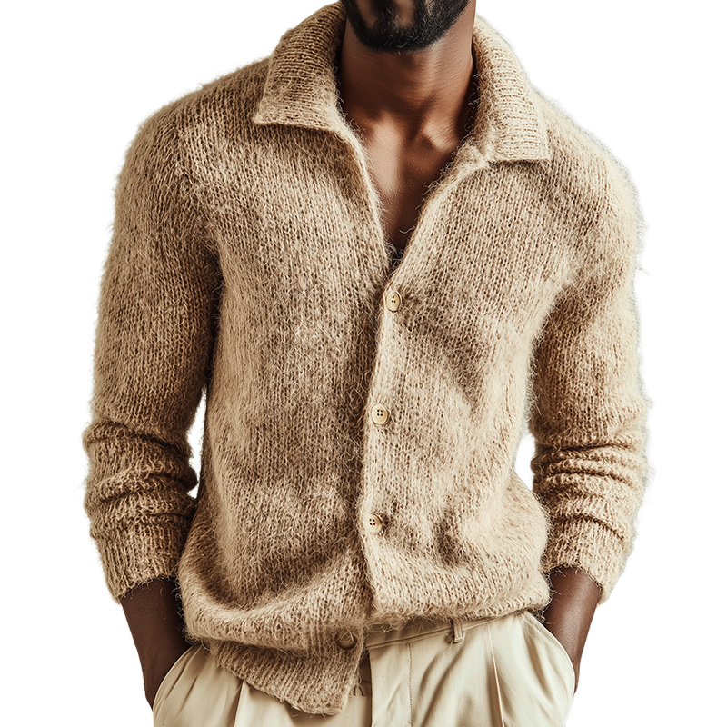 Cardigan in maglia testurizzata Gideon